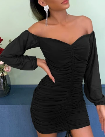 Rochie scurta SHEIN, negru Negru