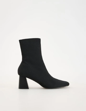 Botine Reserved, negru Negru