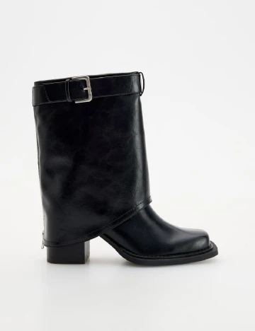 Cizme Reserved, negru Negru