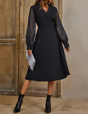 Rochie medie SHEIN, negru Negru