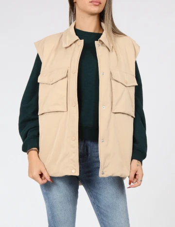 Vesta Vero Moda, crem Crem