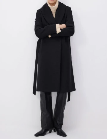 Palton Reserved, negru Negru
