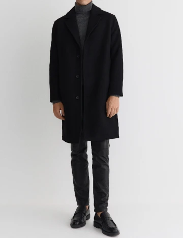Palton Reserved, negru Negru
