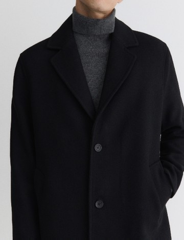 Palton Reserved, negru