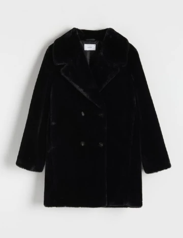 Palton Reserved, negru Negru