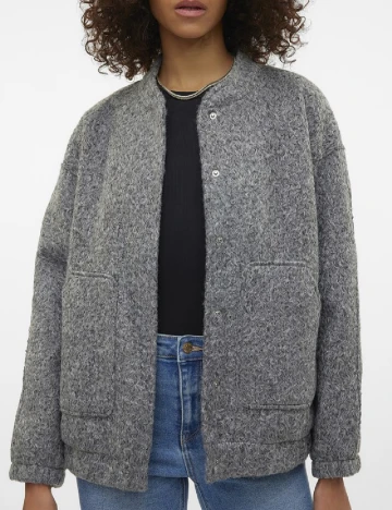 Jacheta Vero Moda, gri Gri