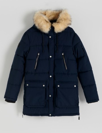 Geaca Reserved, bleumarin