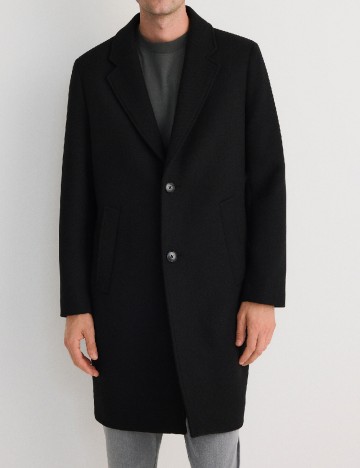 Palton Reserved, negru