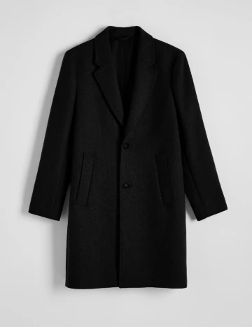 Palton Reserved, negru Negru