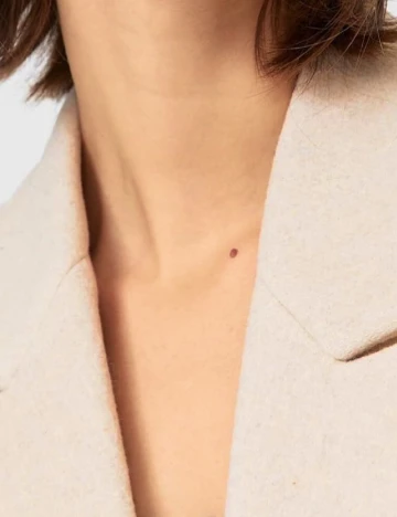 Palton Stradivarius, crem Crem