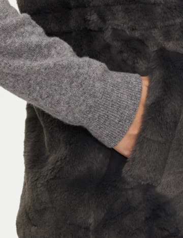 Vesta Vero Moda, gri Gri