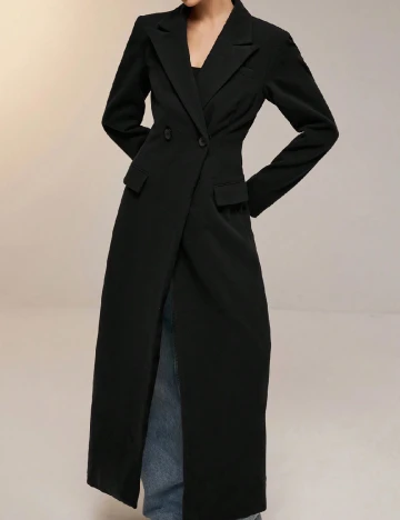 Palton SHEIN, negru Negru