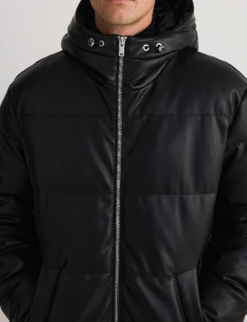 Geaca Reserved, negru Negru