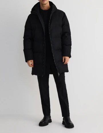 Geaca Reserved, negru Negru