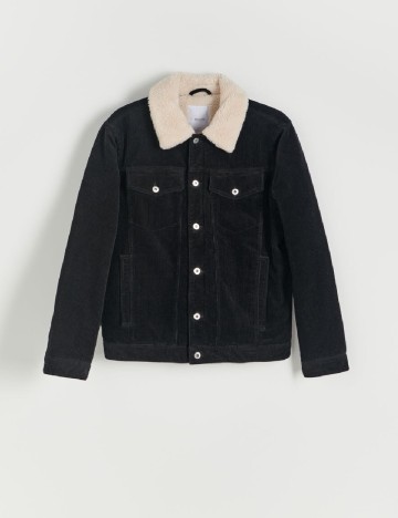 Jacheta Reserved, negru/alb
