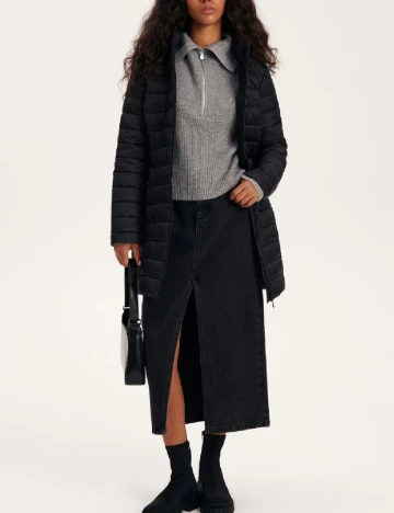 Geaca Reserved, negru Negru
