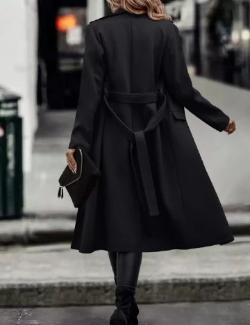 Palton SHEIN, negru Negru
