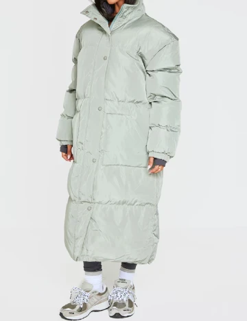 Geaca Oversize PrettyLittleThing, verde Verde