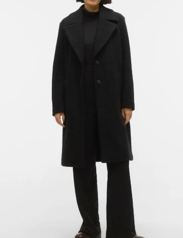 Palton Vero Moda, negru Negru