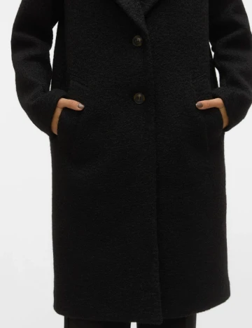 Palton Vero Moda, negru Negru
