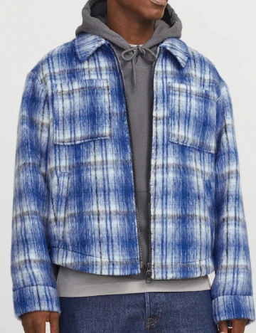 Jacheta Jack&Jones, albastru Albastru