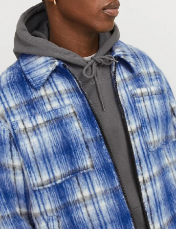 Jacheta Jack&Jones, albastru Albastru