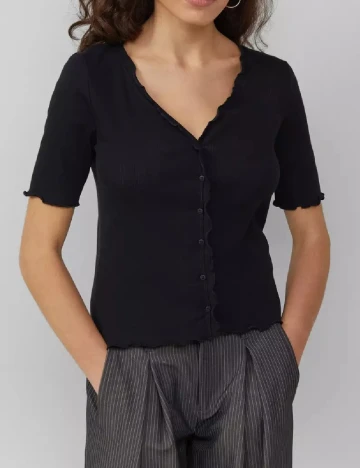 Bluza Q/S, negru Negru