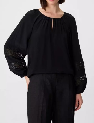 
						Bluza Comma, negru