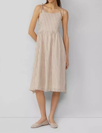 Rochie medie Q/S, crem Crem