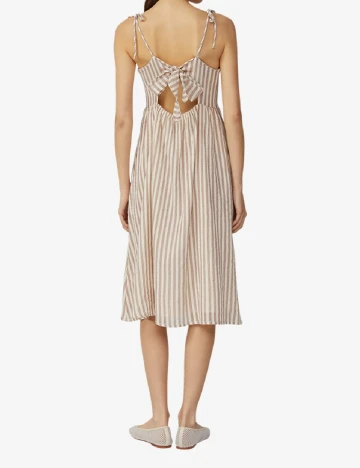 Rochie medie Q/S, crem Crem