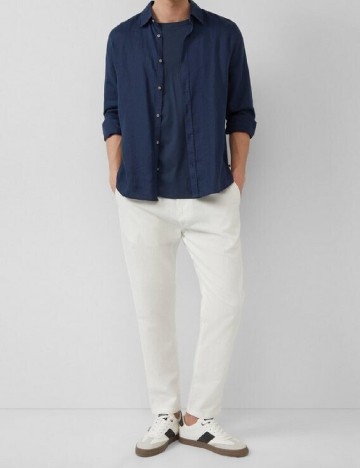Pantaloni s.Oliver, alb