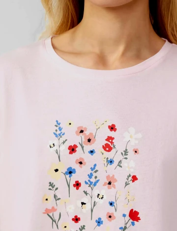 Tricou s.Oliver, roz Roz