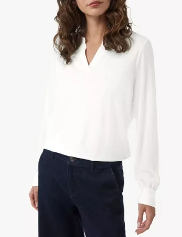 Bluza Comma, alb Alb