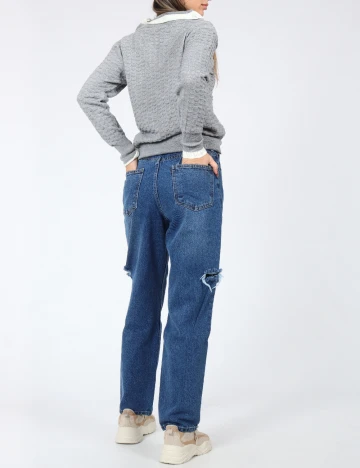 Blugi SHEIN, albastru Albastru