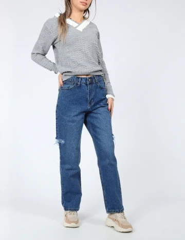 Blugi SHEIN, albastru Albastru