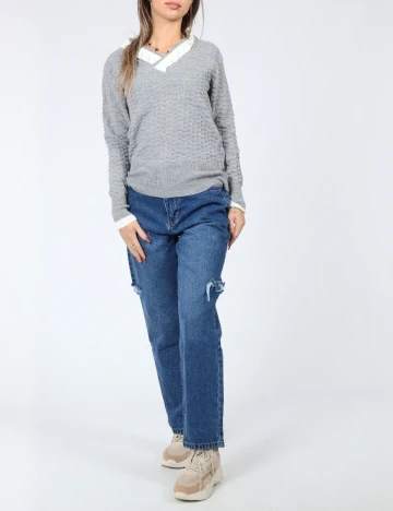 Blugi SHEIN, albastru Albastru