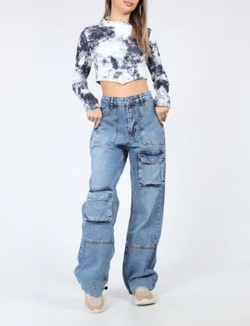 Blugi SHEIN, albastru Albastru