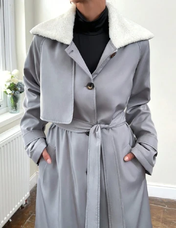 Trench Podyum Park, gri