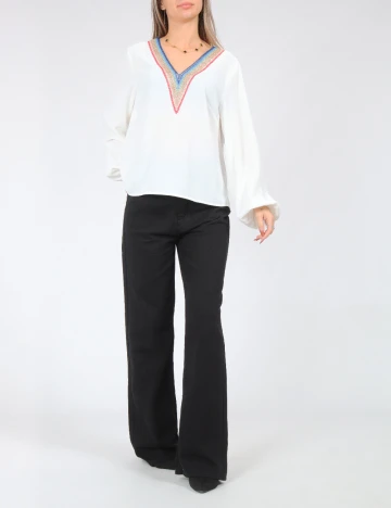 Bluza SHEIN, alb Alb