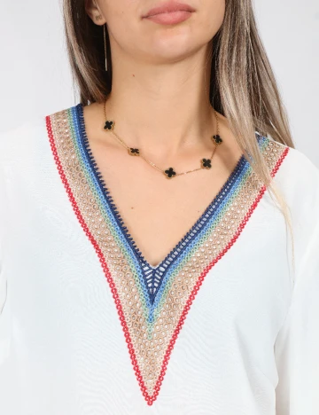 Bluza SHEIN, alb Alb