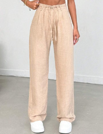 
						Pantaloni SHEIN, crem