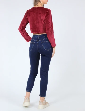 Top SHEIN, visiniu Rosu