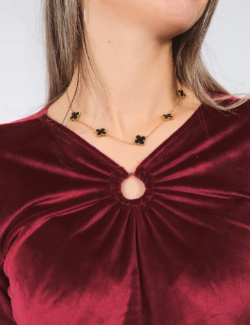 Top SHEIN, visiniu Rosu