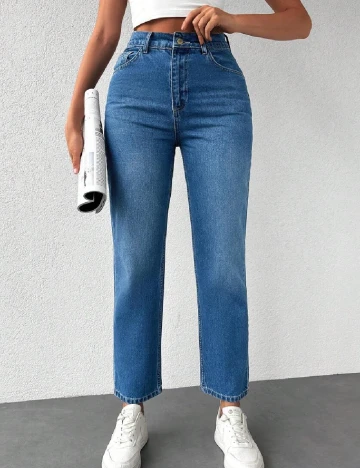 Blugi SHEIN, albastru Albastru