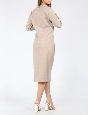 Rochie medie Cervus, crem