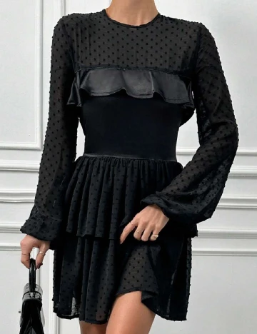 Rochie scurta SHEIN, negru Negru