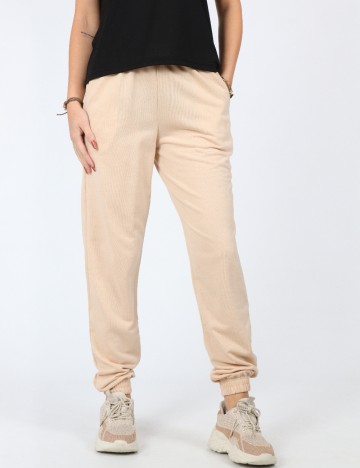 Set pantaloni 2 perechi SHEIN, negru/crem