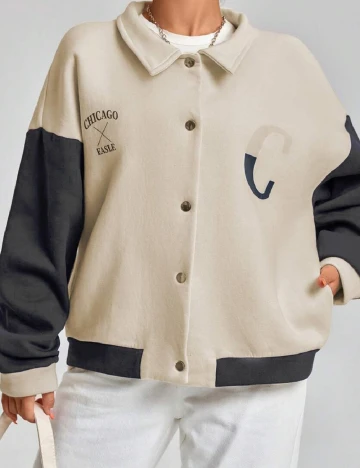 Jacheta SHEIN, crem Crem