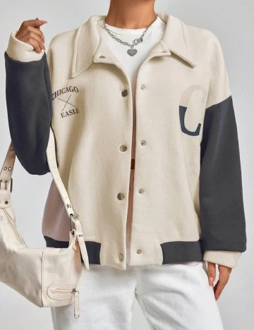 Jacheta SHEIN, crem Crem