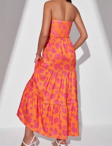 Rochie lunga SHEIN, portocaliu